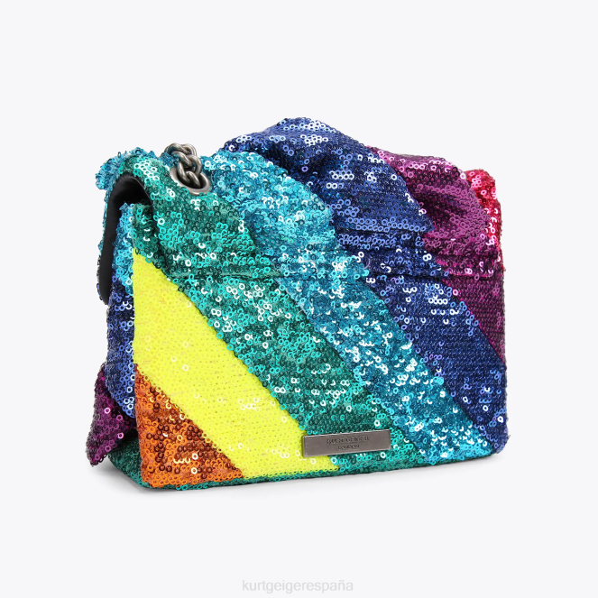 Kurt Geiger mujer londres lentejuelas volantes mini kensington 2LPR22 | bolsas varios/otros